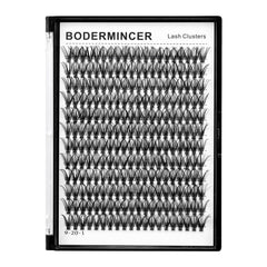 Bodermincer lash clusters: mixed black and blue for dramatic volume.