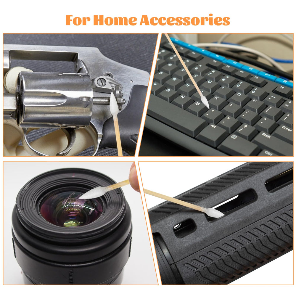 BODFPPC gun-cleaning-swabs enable careful, lint-free maintenance of gun components.