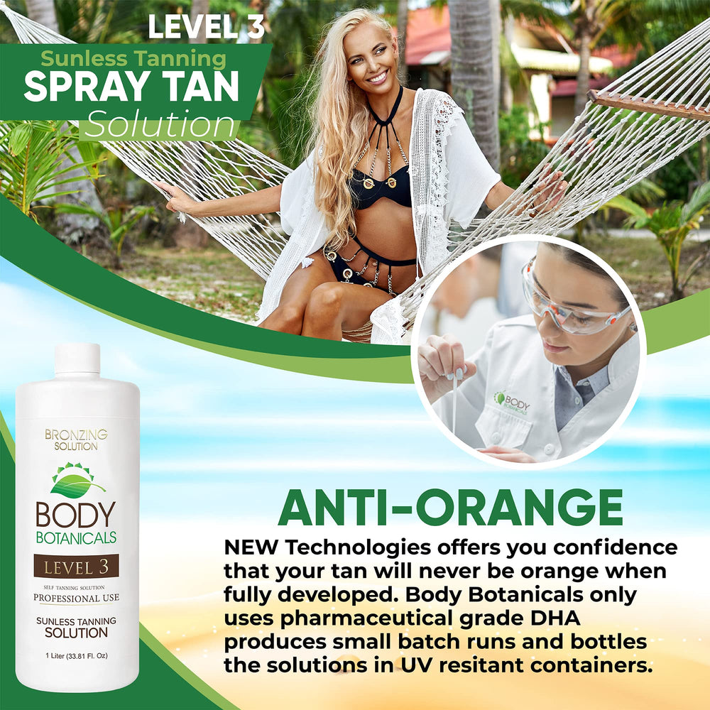 Body Botanicals tanning application in professional setting with glow