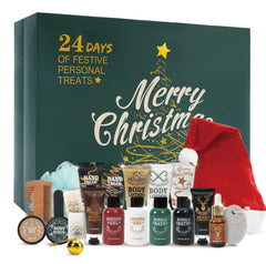 BODY & EARTH 2025 Advent Calendar for Men front packaging, ideal holiday gift