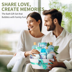 BODY & EARTH bubble bath 225ml provides luxurious foam for soothing soaks.