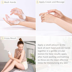 Body & Earth Love shea butter fragrance mini hand cream for dry skin relief.