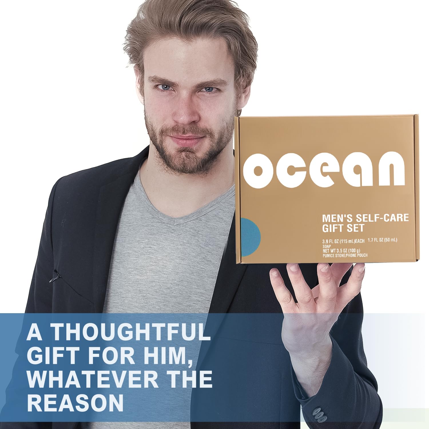 BODY & EARTH ocean-scent bath gel for long-lasting freshness.