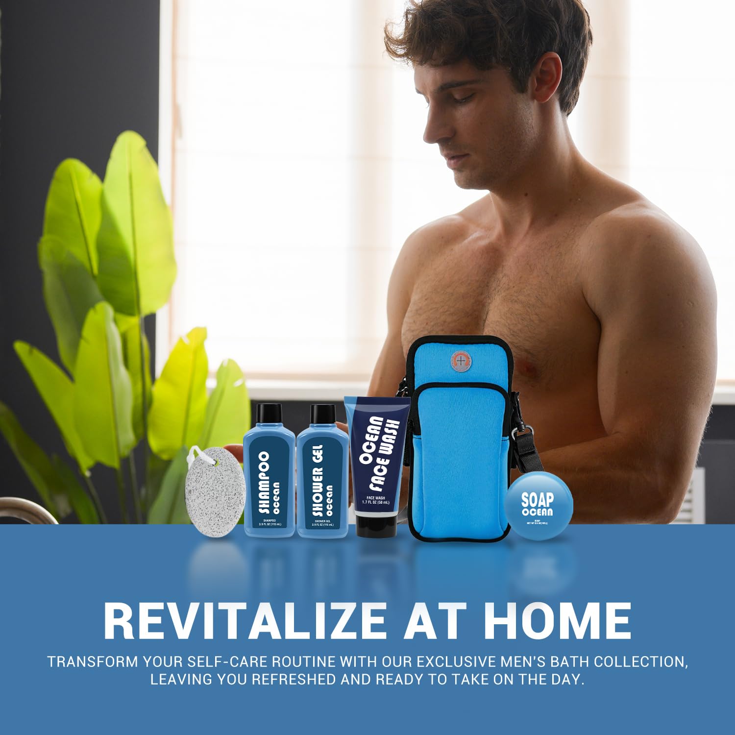BODY & EARTH phone pouch for secure device storage during gym sessions.