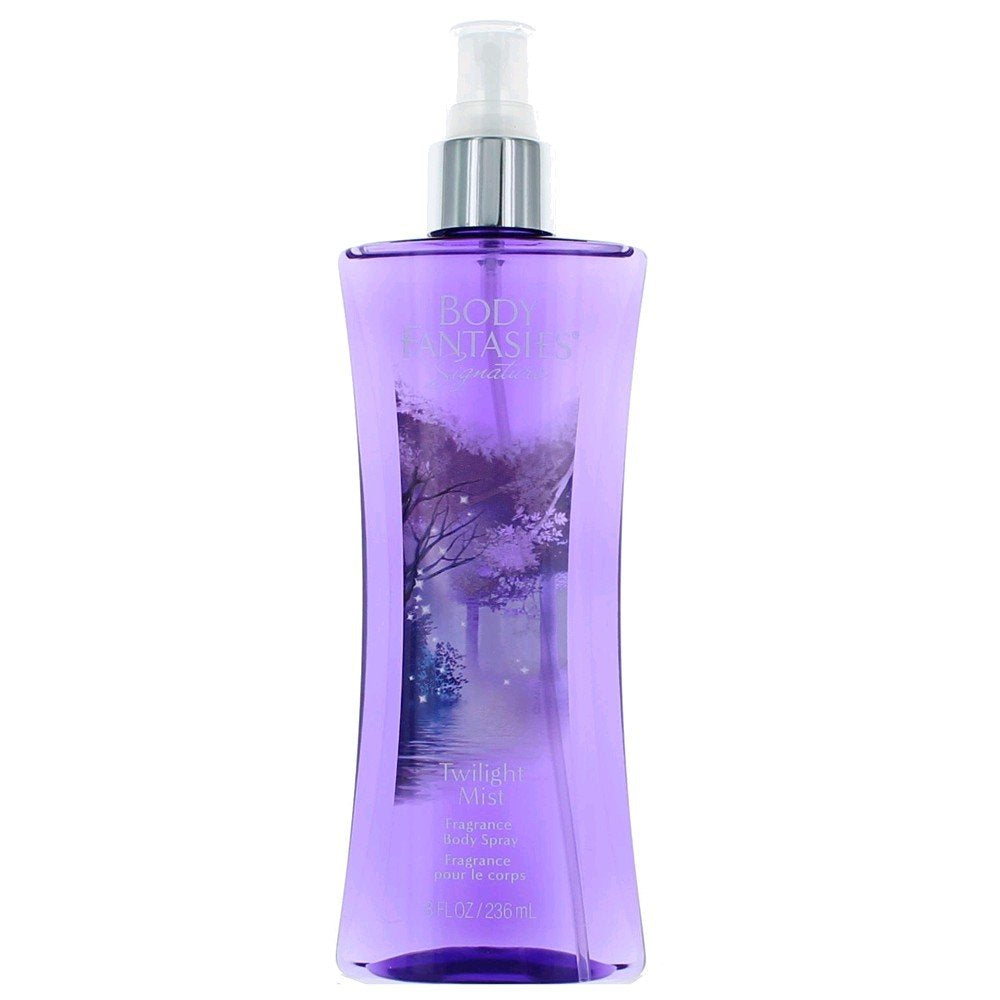Body Fantasies Twilight Mist bottle offers a softly lasting fragrance for daily wear.