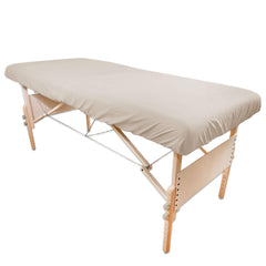 Body Linen Simplicity 10-pack fitted sheet for massage tables, soft and easy to launder.