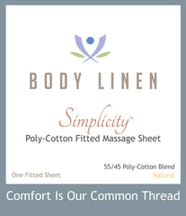 Body Linen Simplicity white and natural colors suit low-light setups.