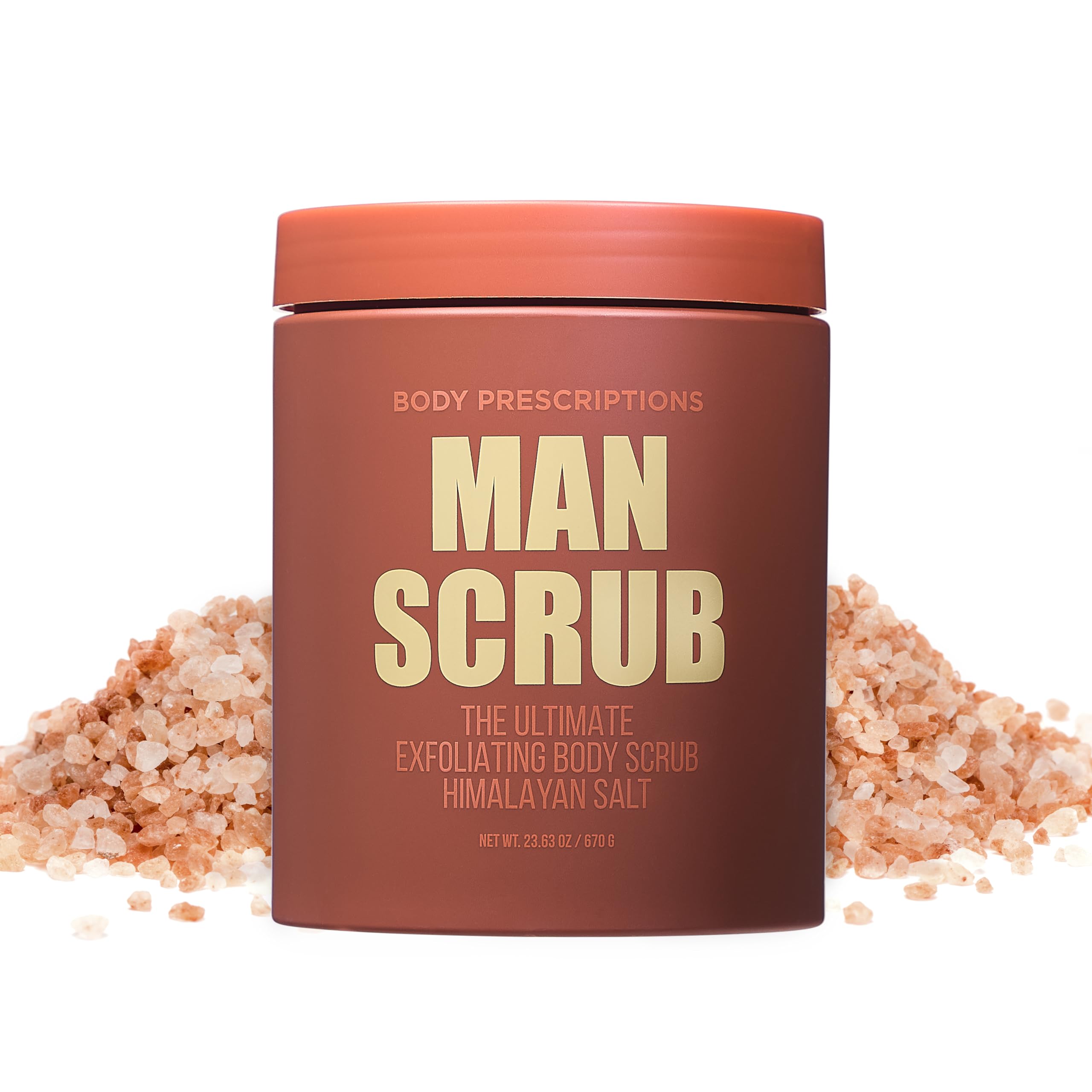 Body Prescriptions Exfoliating Scrub texture closeup reveals gritty exfoliation.
