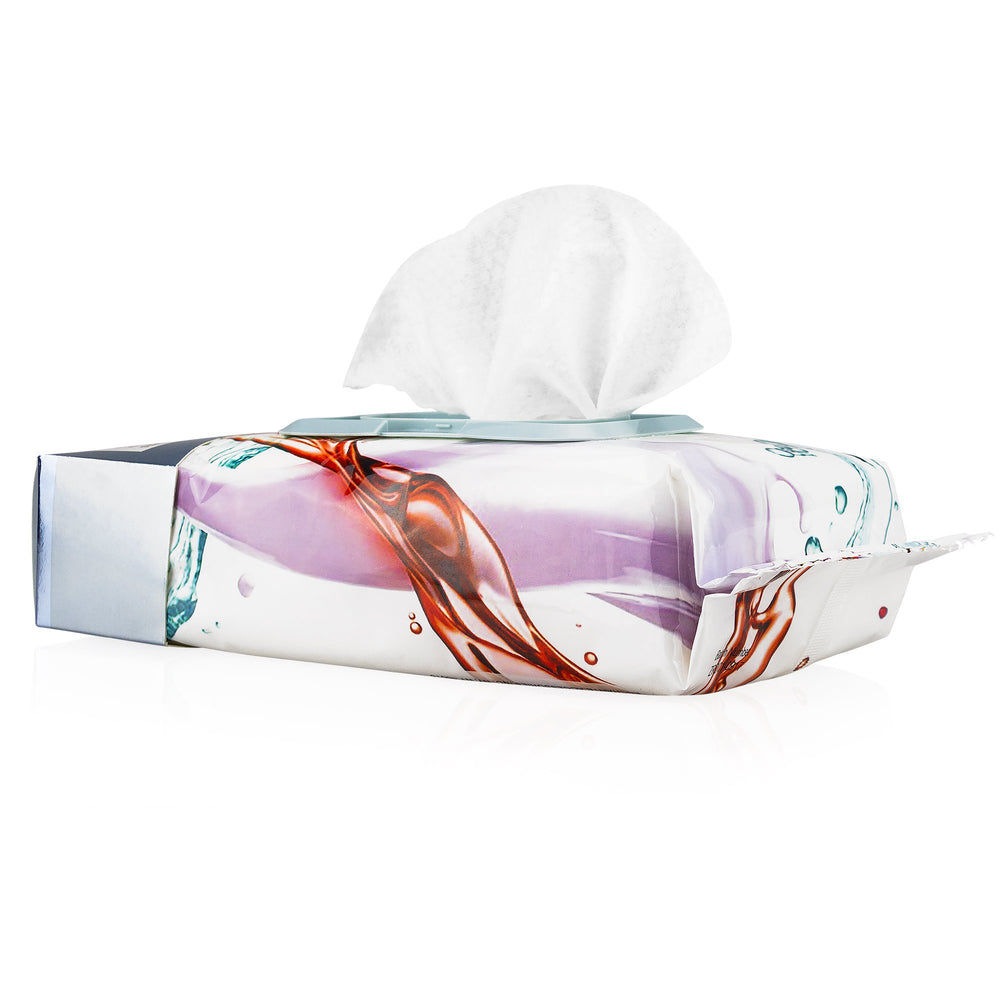Body Prescriptions eyeliner mascara removal wipe demonstrates gentle eye makeup removal
