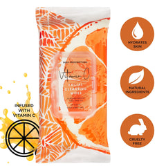 Body Prescriptions makeup cleansing wipes closeup texture for gentle cleansing.