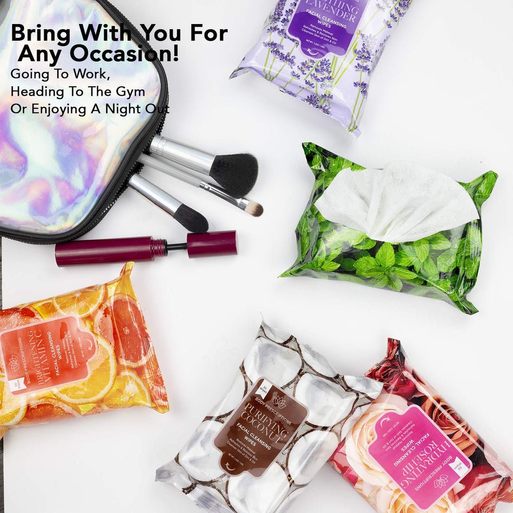 Body Prescriptions Makeup Remover Wipes with vitamin C for brighter-looking skin