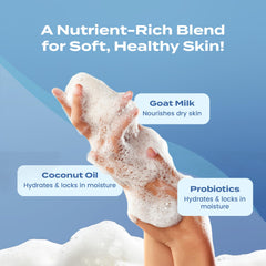 Fragrance-free Body Restore Goat Milk Soap suitable for sensitive skin