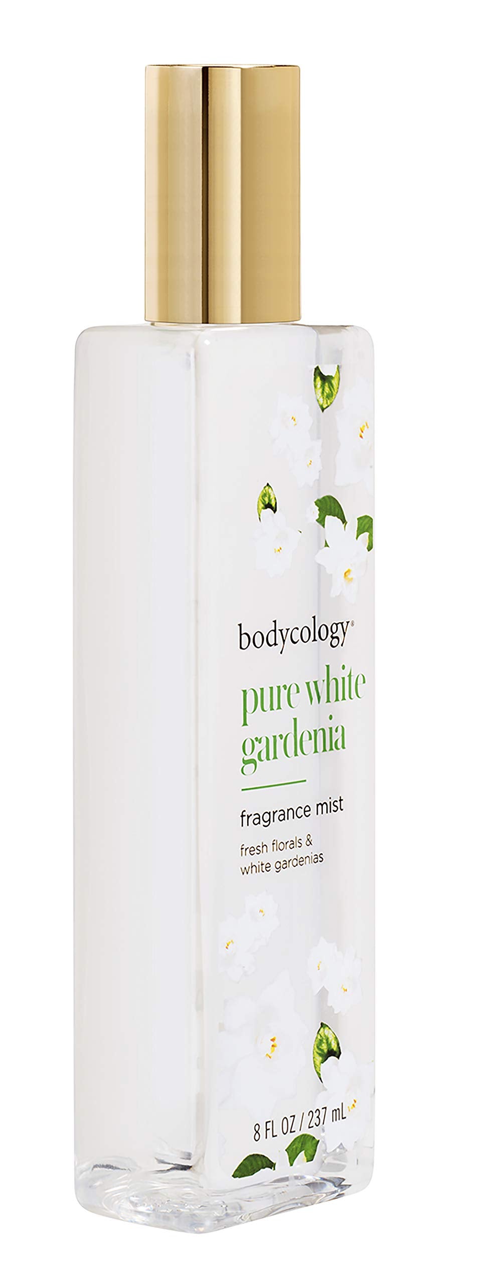 Bodycology Pure White Gardenia fragrance mist two-pack back view for value and convenience.