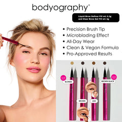 Close-up of micro-fine tip delivering realistic brow hairs and definition.