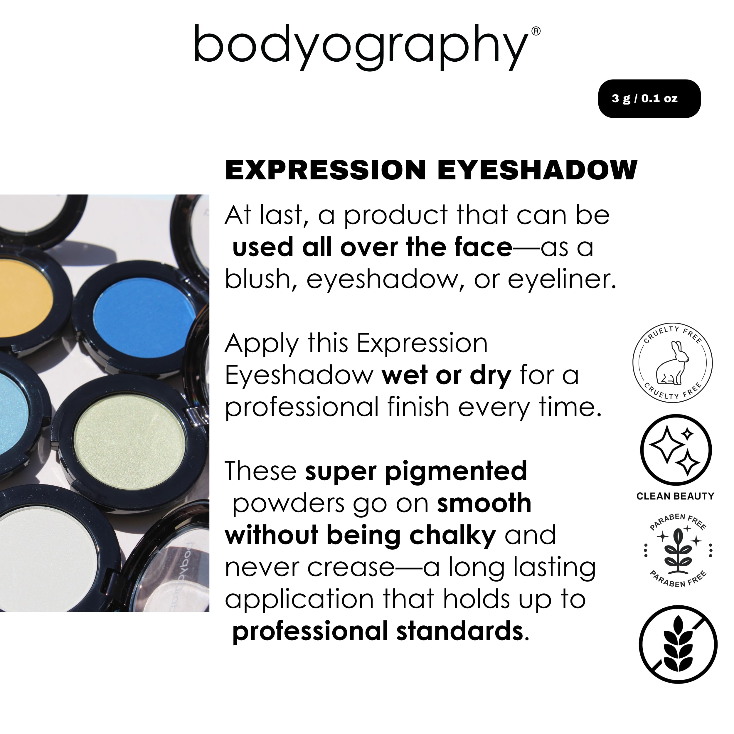 Close-up of Coy compact highlighting compact design for daily makeup.