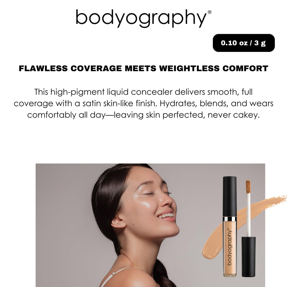Bodyography Skin Slip concealer offering full coverage for even skin tone