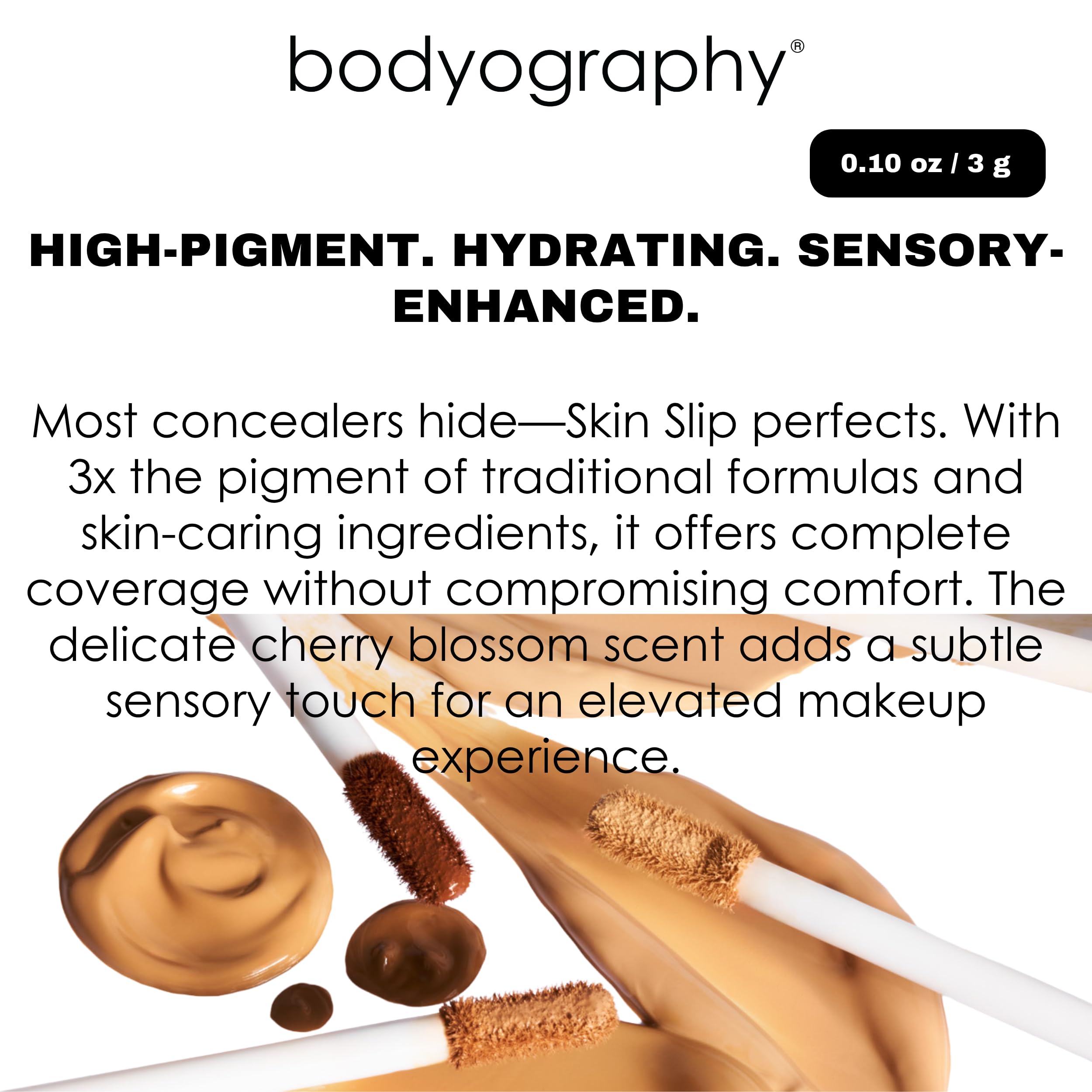 Bodyography Skin Slip concealer shade L3 neutral light medium swatch