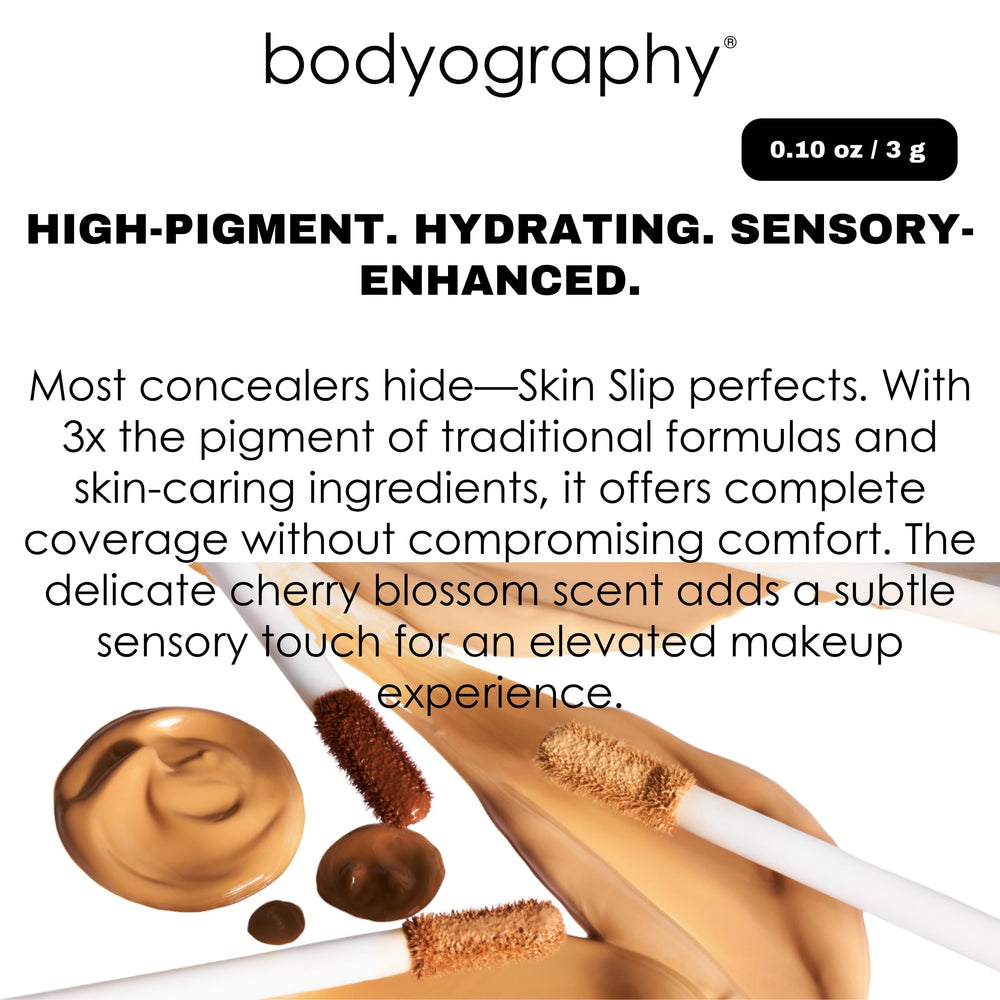 Bodyography Skin Slip concealer shade L3 neutral light medium swatch