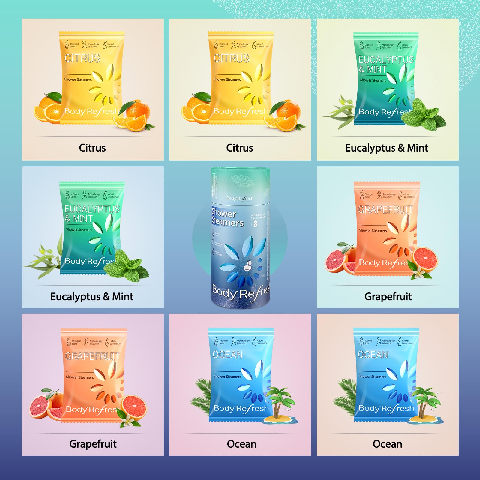 BodyRefresh grapefruit blend steamer adds a zesty spa-like lift.