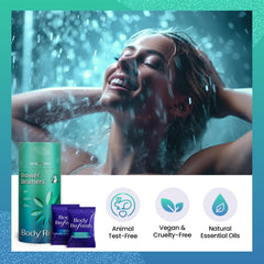 BodyRefresh shower-steamer-single-wrapped emphasizes freshness and easy storage