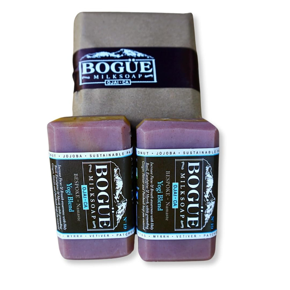 Holy basil aroma supports mindful routines in Bogue No.19 Namaste Yoga blend.
