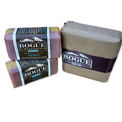 Ingredients highlight holy basil and eucalyptus in Bogue No.19 Namaste Yoga blend.