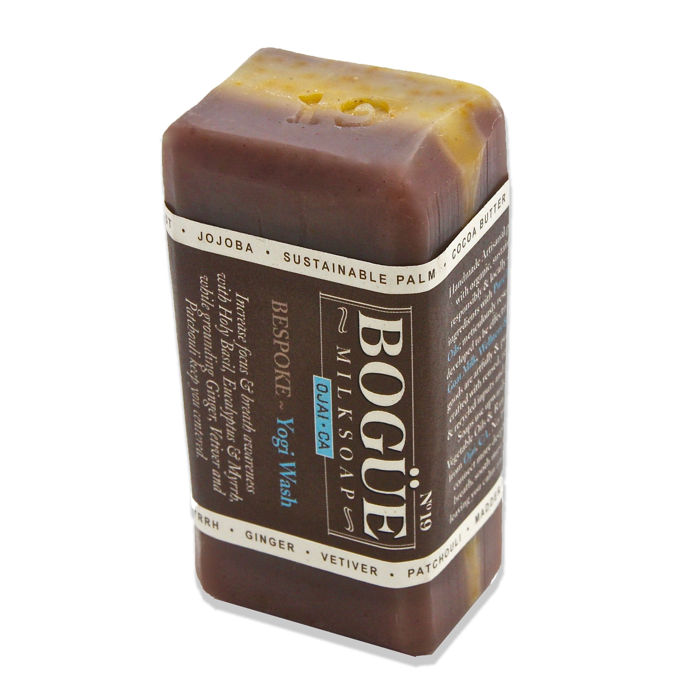 Myrrh provides grounding ambiance in Bogue No.19 Namaste Yoga blend.