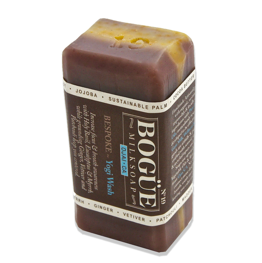 Myrrh provides grounding ambiance in Bogue No.19 Namaste Yoga blend.