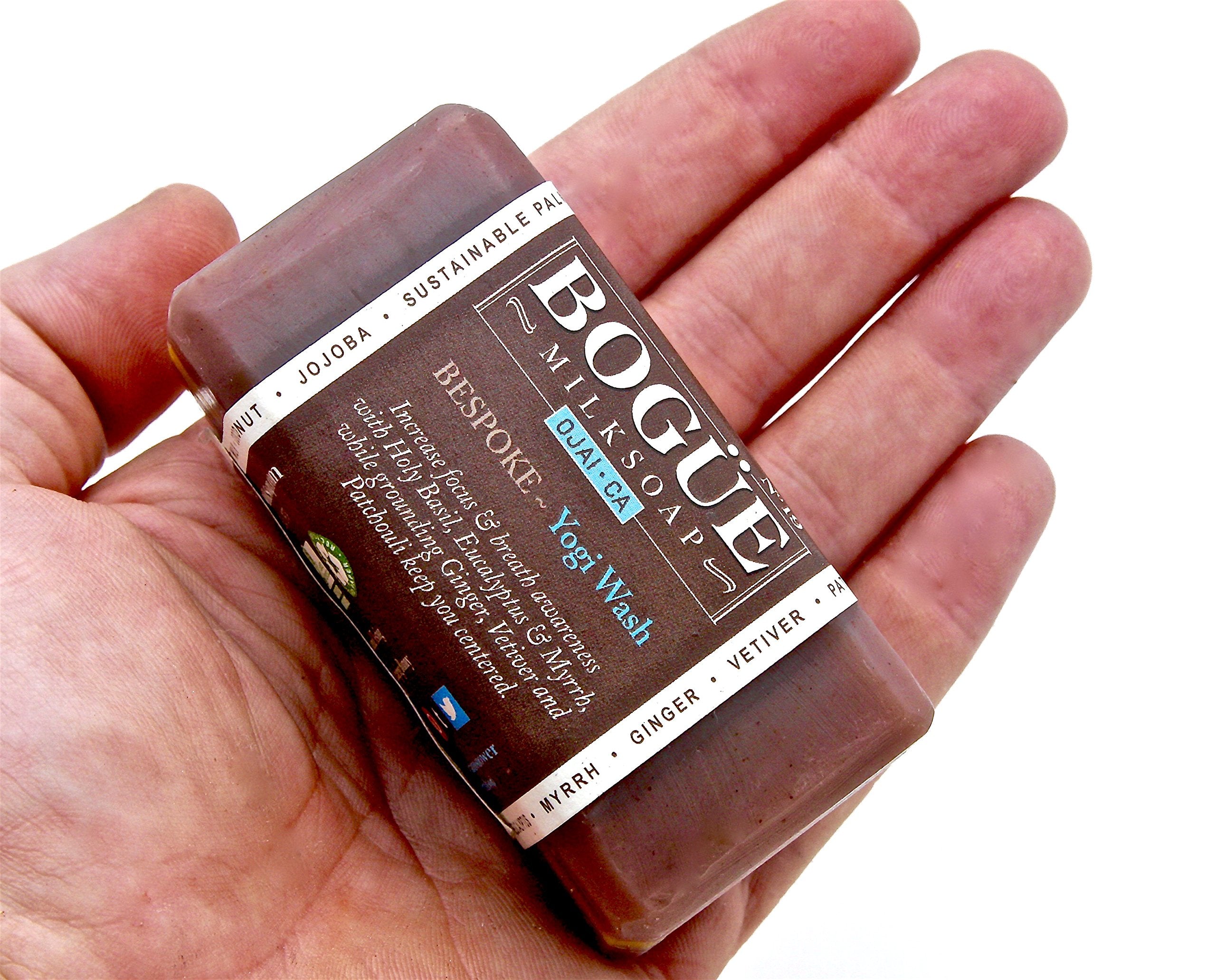 Natural packaging and artisanal craft featured for Bogue No.19 Namaste Yoga blend.