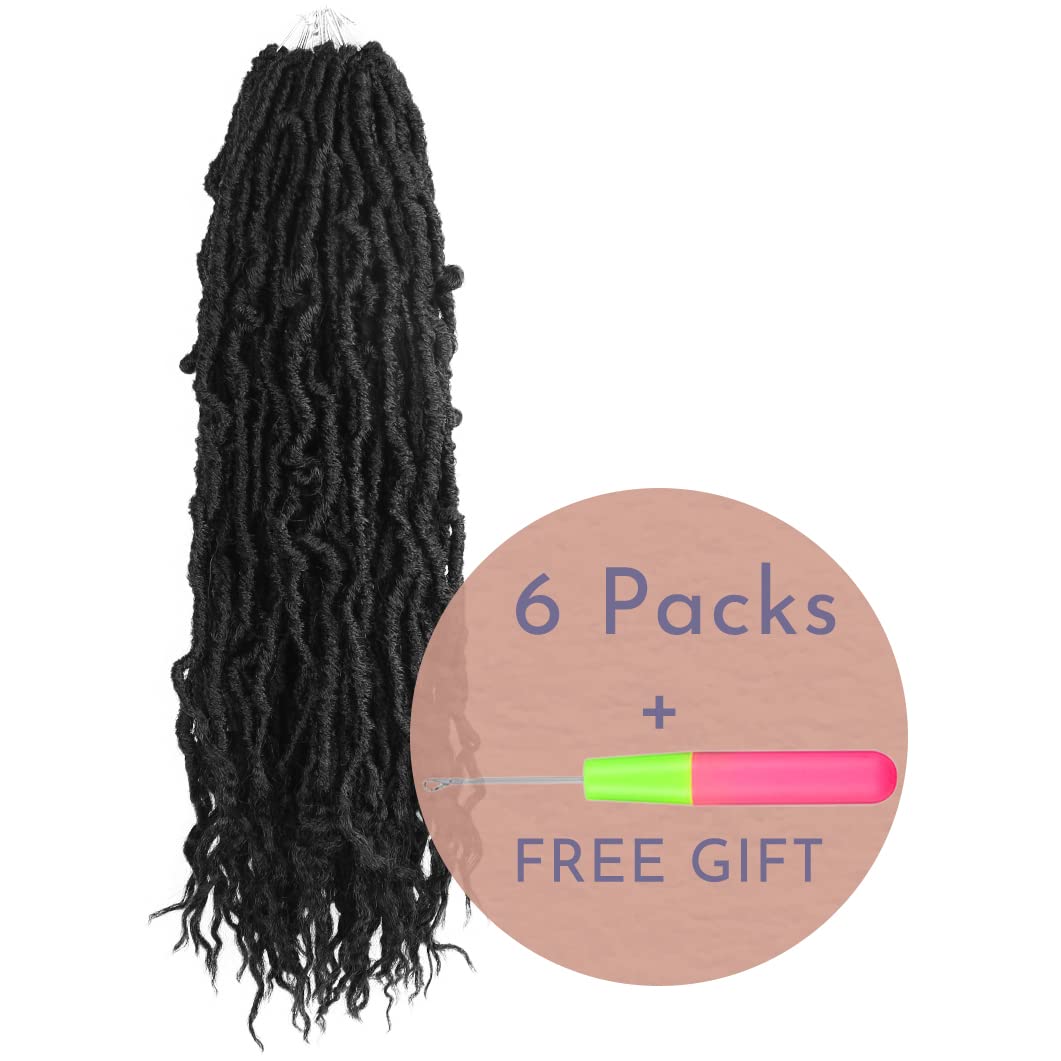 BOHOBABE long faux locs 24 inch for versatile bohemian looks.