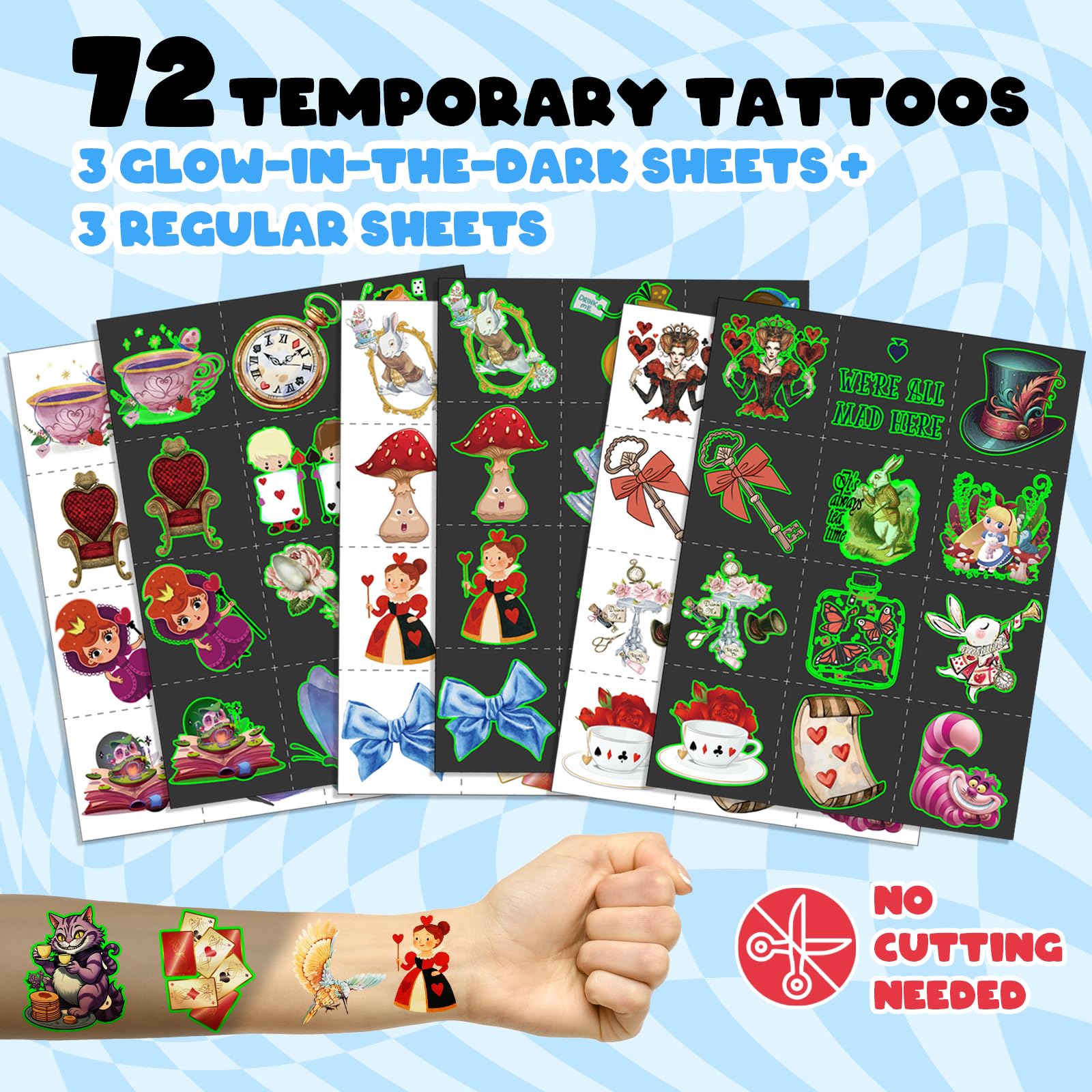 BOIKOKY glow-in-the-dark tattoos add magical glow for after-dark play and photos.