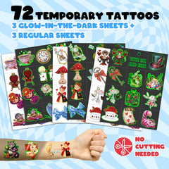 BOIKOKY glow-in-the-dark tattoos add magical glow for after-dark play and photos.