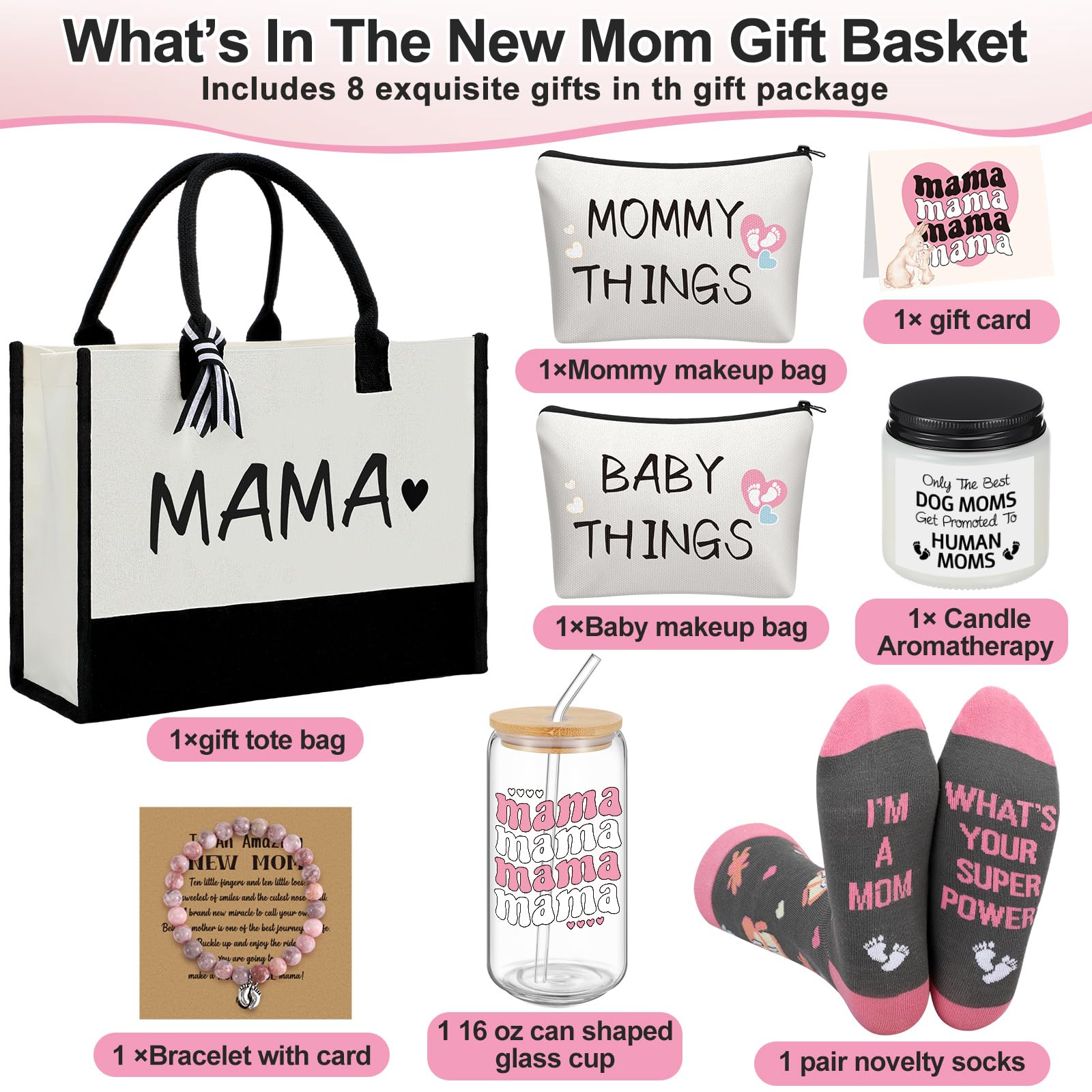 Bokon mom and baby canvas bags for on-the-go storage.