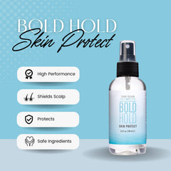 Invisible protective layer forms on skin after Bold Hold Protect dries