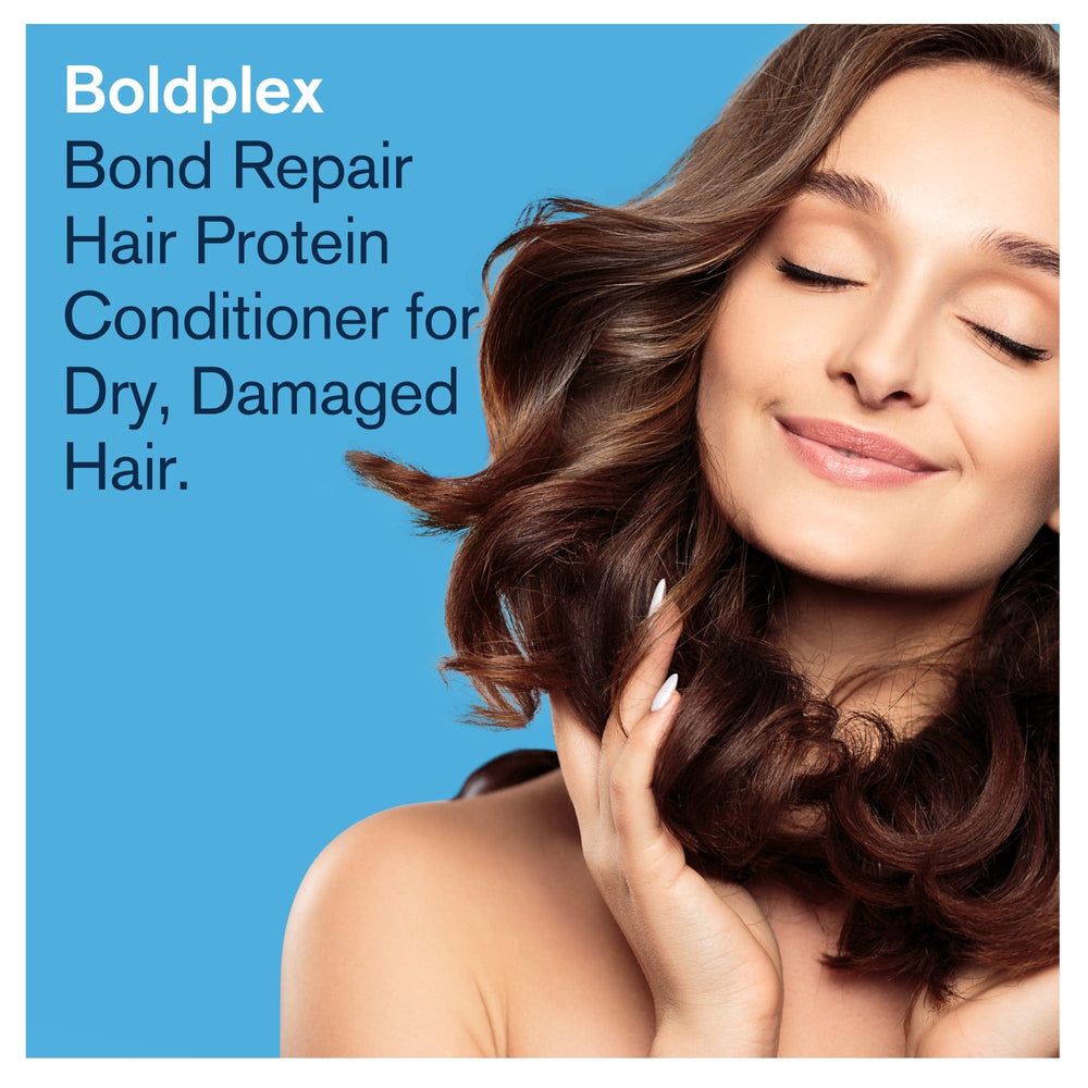 Bold Uniq BoldPlex 5 packaging emphasizing vegan cruelty free hair repair formula.