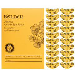 Bolden Awake under-eye patch packshot showing the brightening treatment for tired eyes.