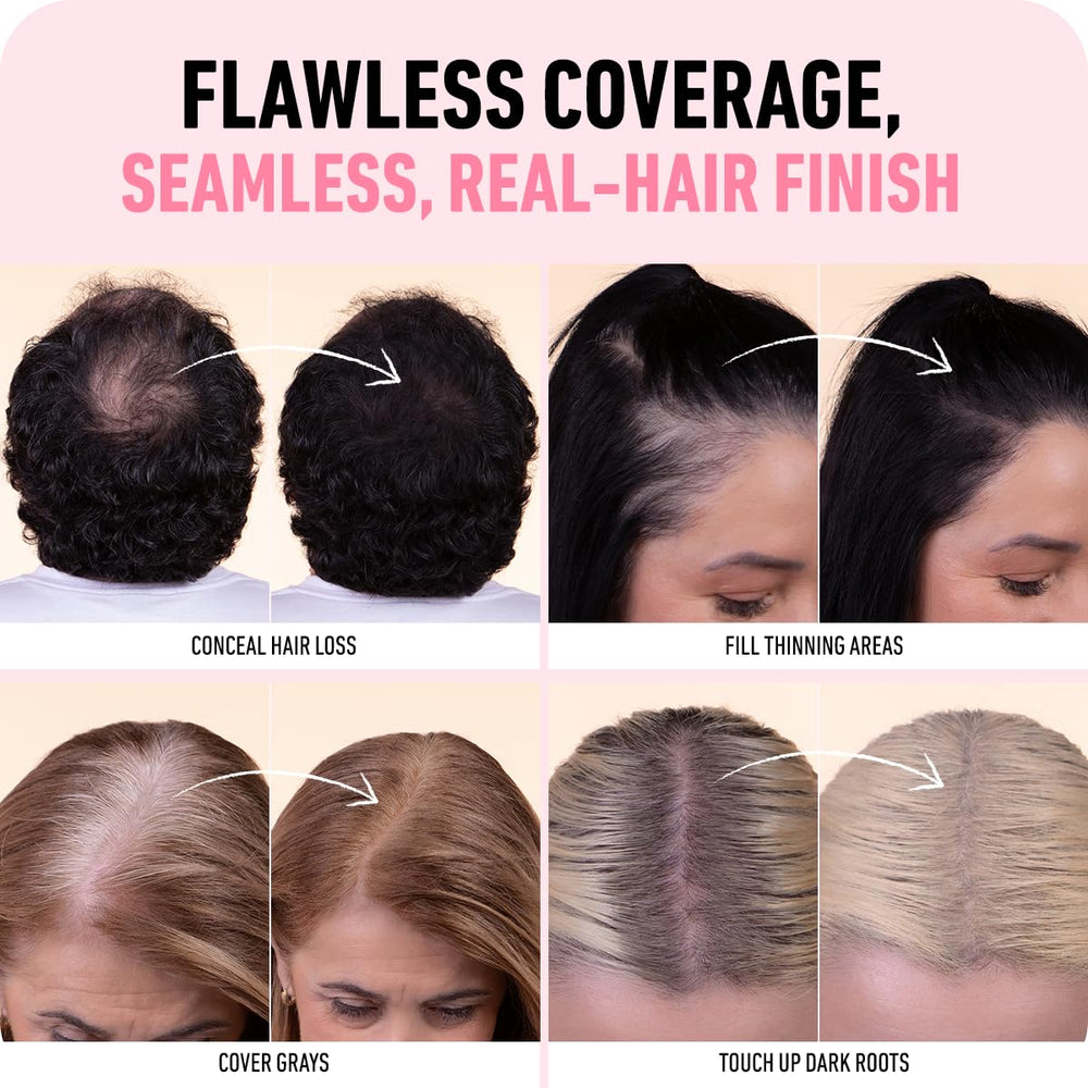 Darker blondes shade from Boldify Hairline Powder for seamless concealment