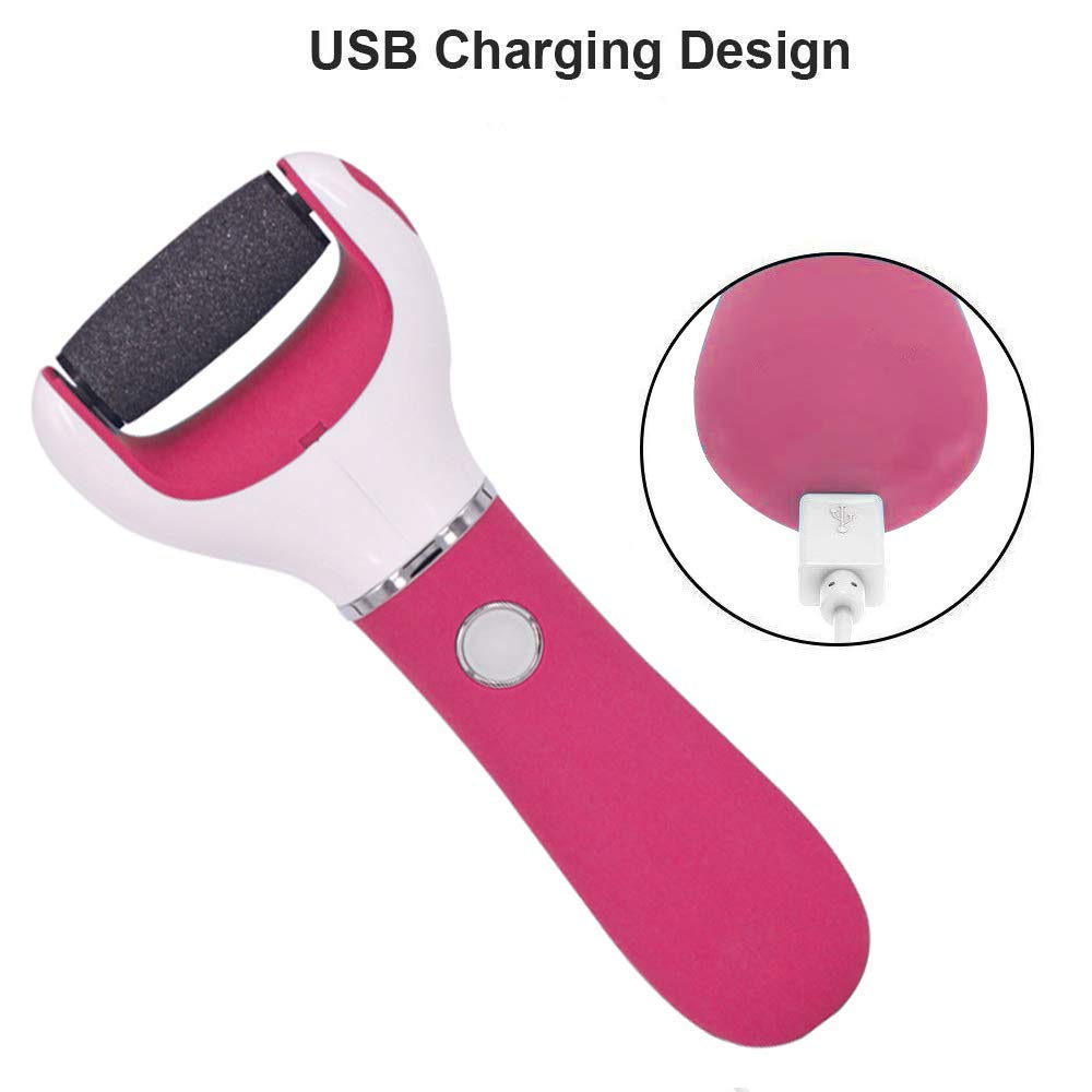 BOMPOW replaceable rollers for soft and hard callus treatment.