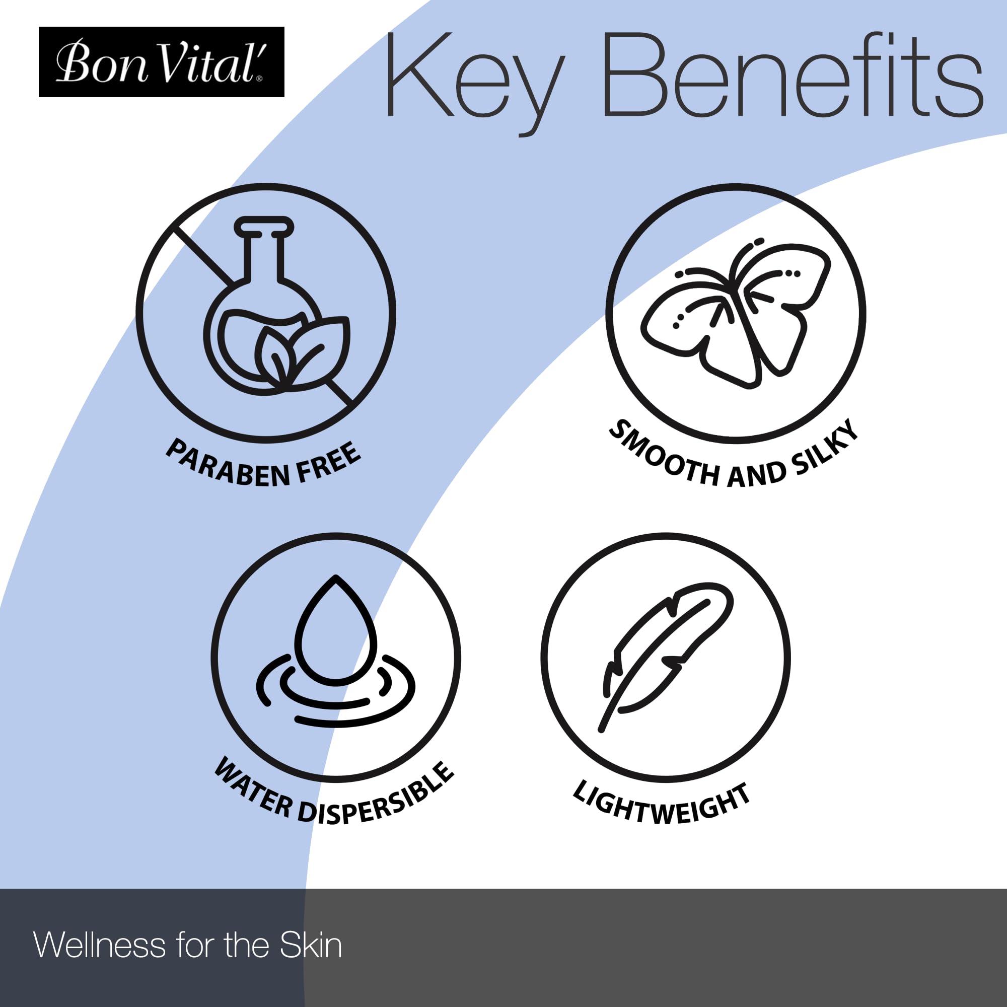 Bon Vital' vitamin-enriched formula nourishes dry skin during massage.