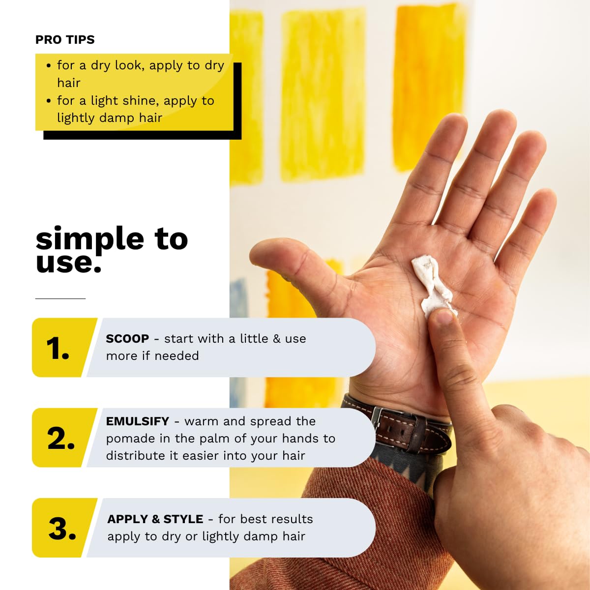 Bona Fide Pomade Matte Paste application demonstrates quick shaping with flexible hold