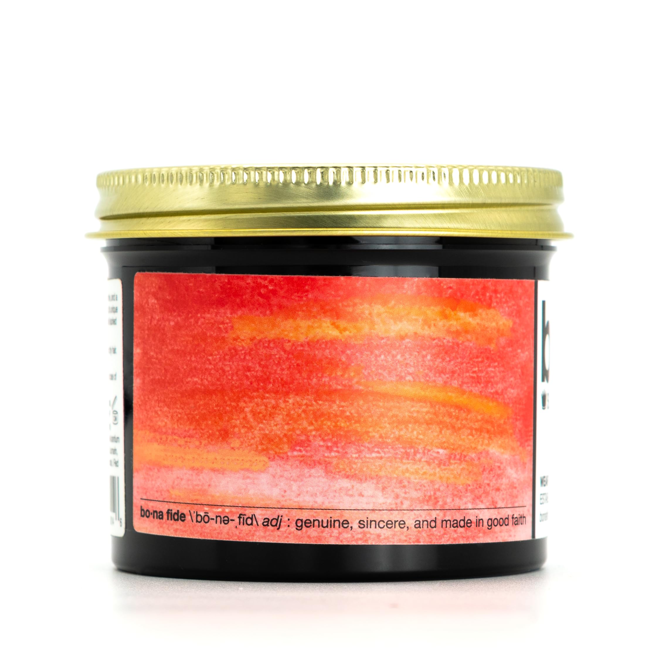 Bona Fide Pomade side part hairstyle with smooth finish and control