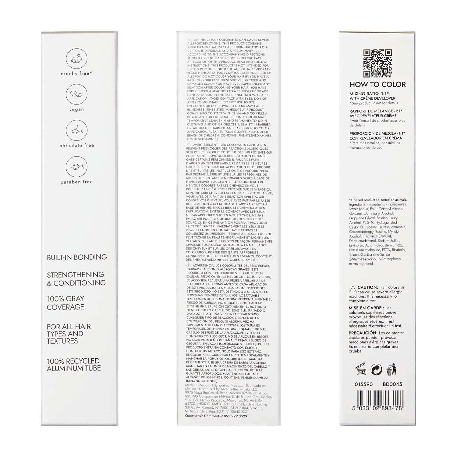 Bondbar 5RC light copper brown built-in bonding label on tube