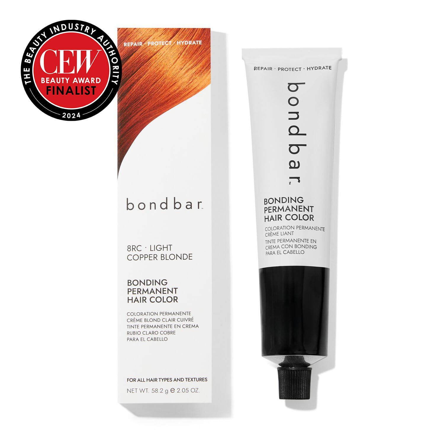 Bondbar 8RC Light Copper Blonde eco packaging signals sustainability.