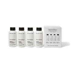 Bondbar Bonding Kit conditioner bottle supporting frizz-free shine.