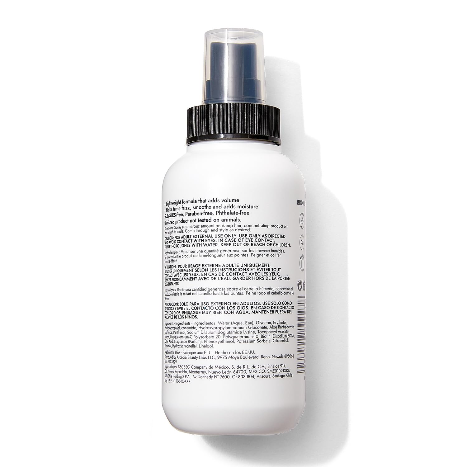 Bondbar Bonding Leave-In Conditioner demonstrates moisturizing, silky feel on hair.