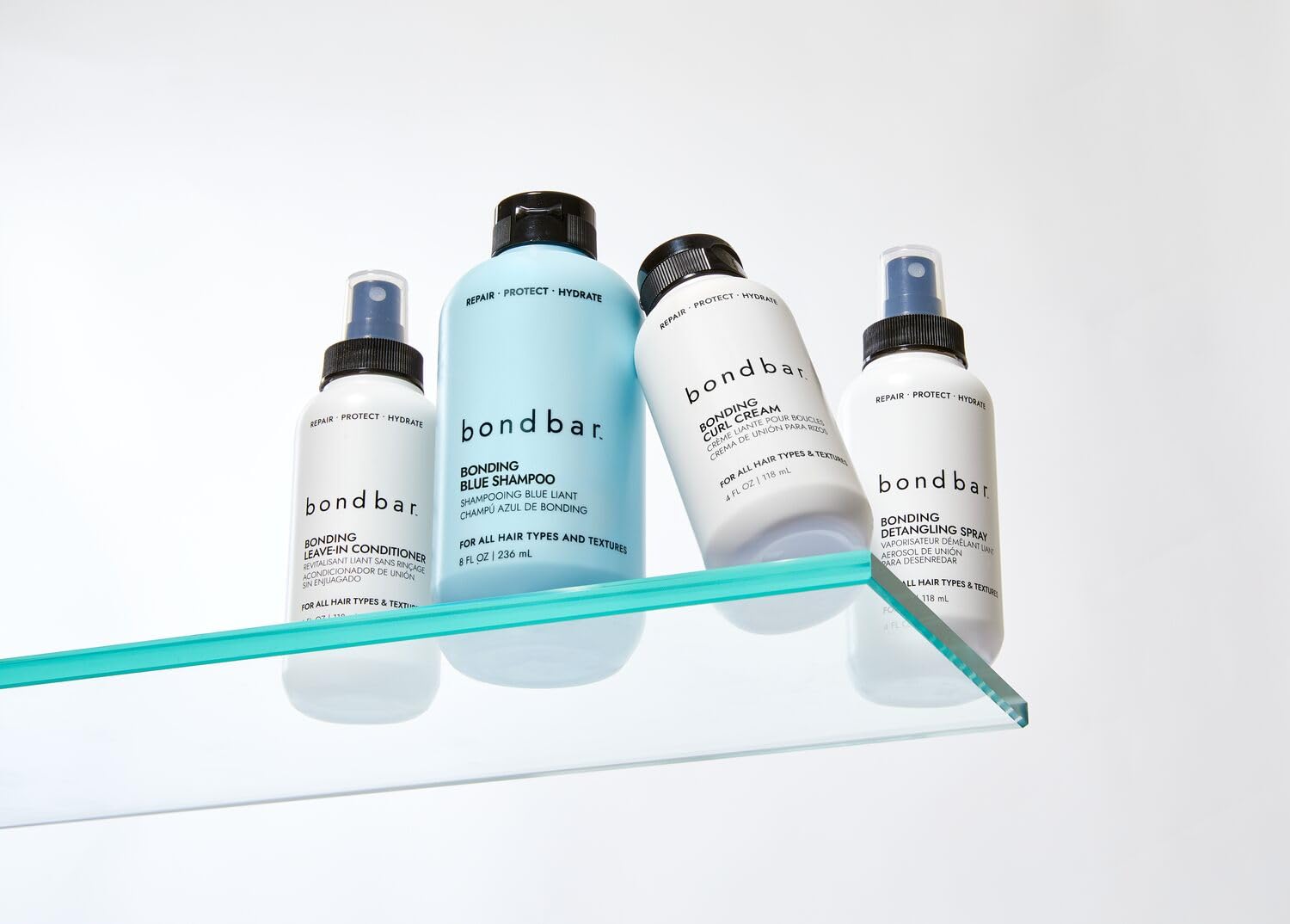 Bondbar Bonding Leave-In Conditioner recyclable bottle promotes sustainability.