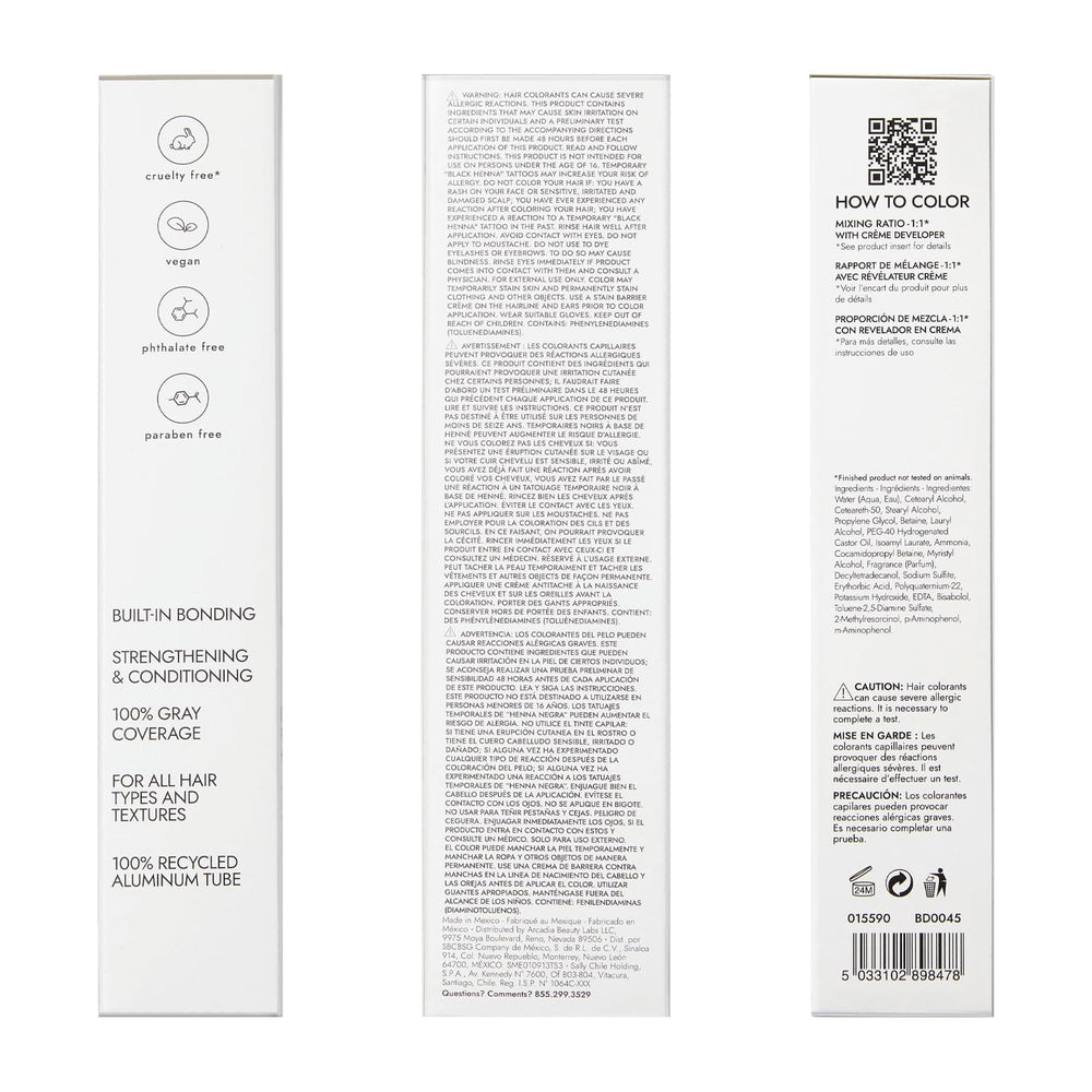 Bondbar glossy hair finish after color processing revealing shine and health.