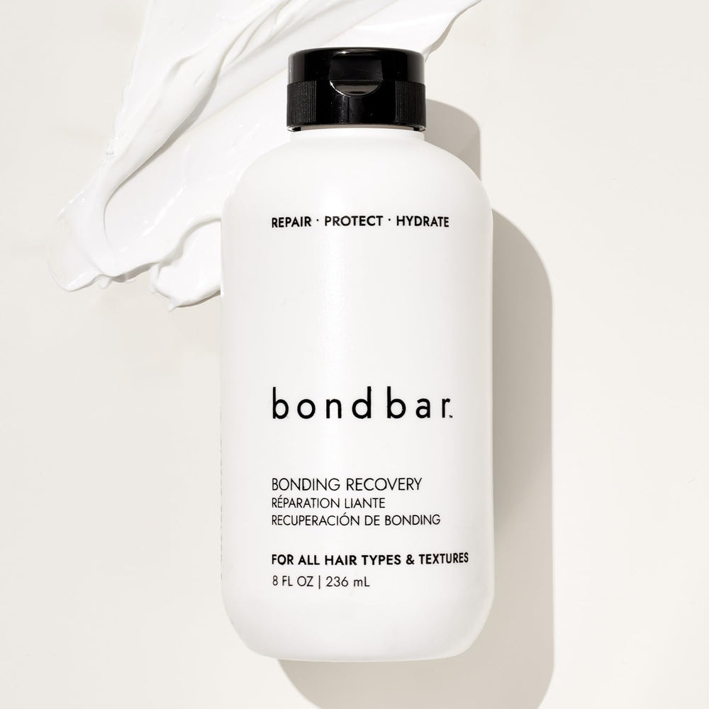 Bondbar Treatment silky hair glow highlights smooth, shiny finish after use.