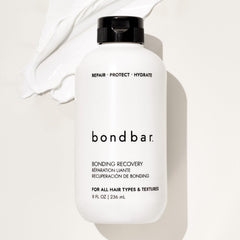 Bondbar Treatment silky hair glow highlights smooth, shiny finish after use.