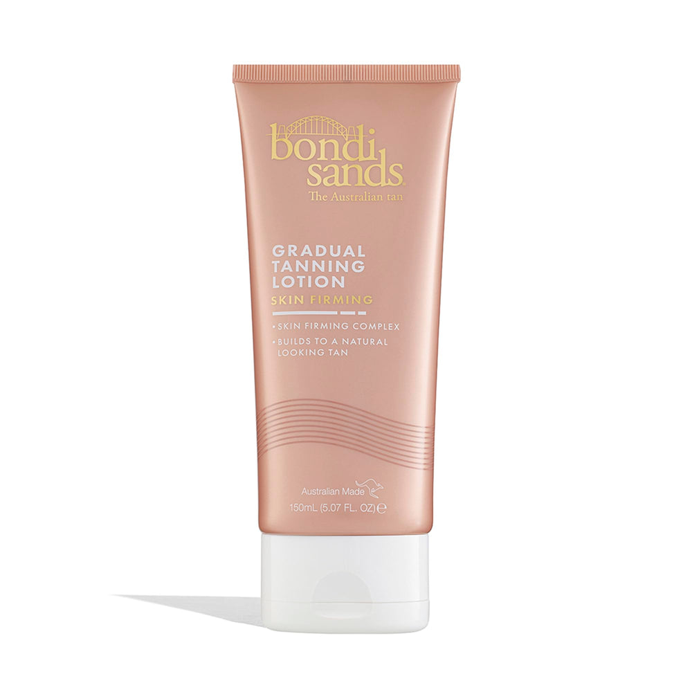 Bondi Sands Skin Firming Gradual Tanning Lotion bottle with natural-looking color